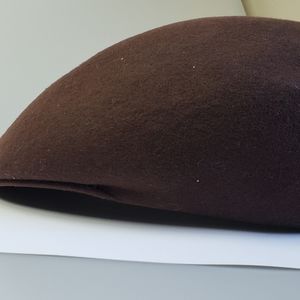 Brown wool XL newsie authentic hipster hat, nwt